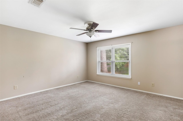 3203 Sycamore Springs Dr, Kingwood, TX 77339 - carpeted empty room with ceiling fan and baseboards