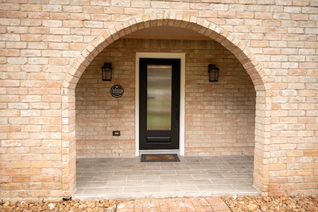 17106 Spring Creek Forest Dr, Spring, TX 77379 - view of exterior entry featuring brick siding