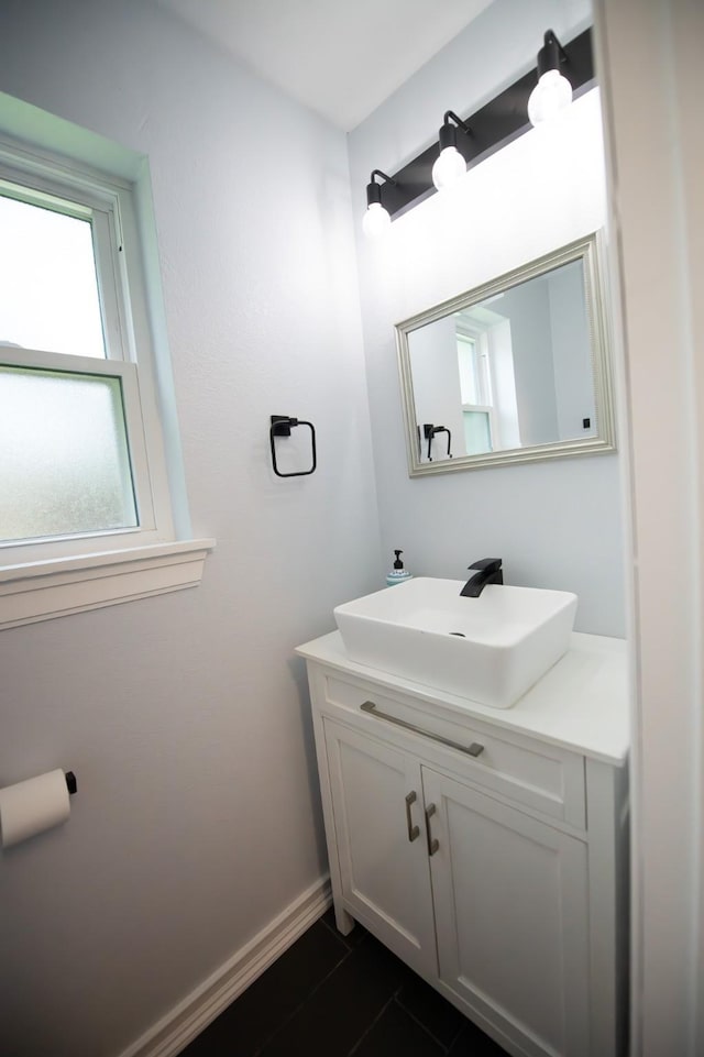 17106 Spring Creek Forest Dr, Spring, TX 77379 - bathroom with vanity and baseboards