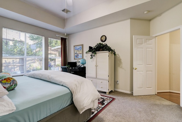 4714 Schiller Park Ln, Sugar Land, TX 77479 - carpeted bedroom featuring baseboards and ceiling fan