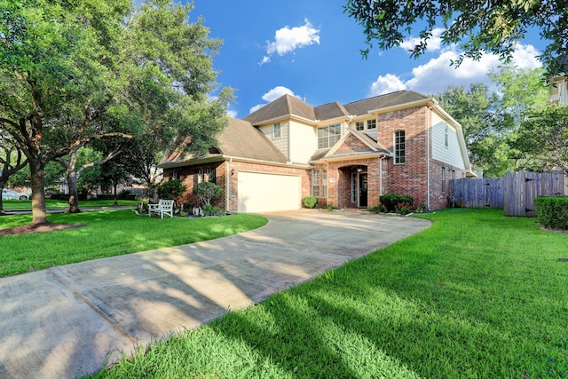 4714 Schiller Park Ln, Sugar Land, TX 77479 - craftsman house featuring driveway, brick siding, and an attached garage