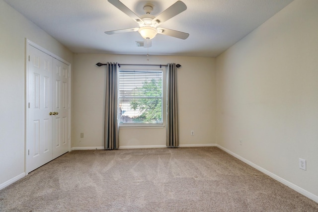 4714 Schiller Park Ln, Sugar Land, TX 77479 - spare room featuring carpet and ceiling fan