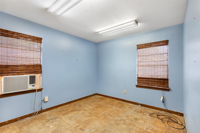 7202 Pinetex Dr, Houston, TX 77396 - unfurnished room with baseboards and cooling unit