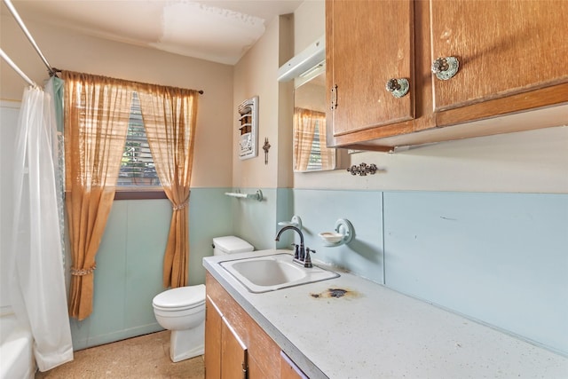 7202 Pinetex Dr, Houston, TX 77396 - full bathroom with vanity and shower / bath combo