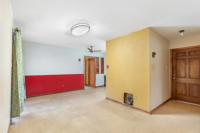 7202 Pinetex Dr, Houston, TX 77396 - empty room featuring tile patterned floors and ceiling fan