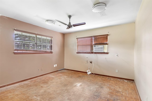 7202 Pinetex Dr, Houston, TX 77396 - unfurnished room with ceiling fan and cooling unit