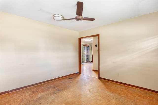 7202 Pinetex Dr, Houston, TX 77396 - empty room with ceiling fan and baseboards