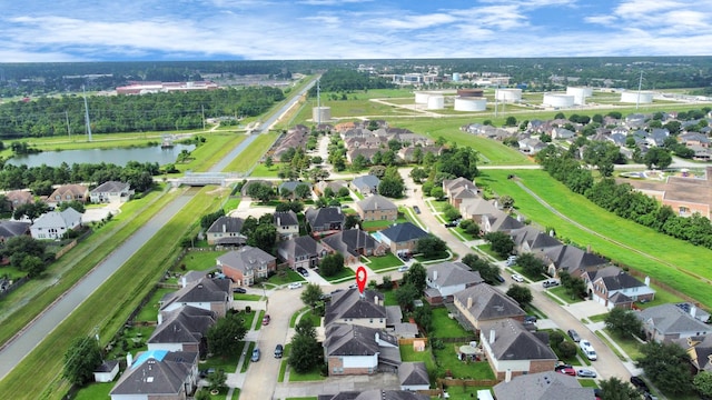 6803 Chapelfield Ln, Houston, TX 77049 - view of property location featuring nearby suburban area and a large body of water