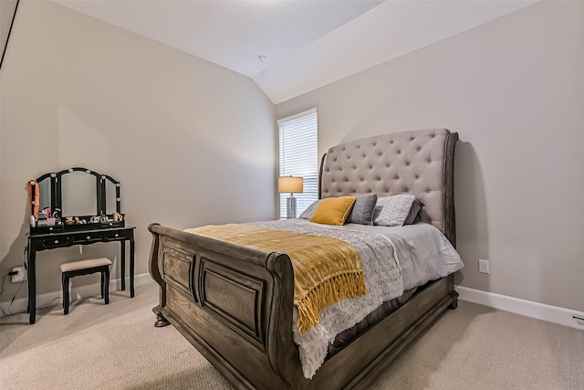 1939 Heather Canyon Dr, Pearland, TX 77089 - bedroom with light colored carpet and lofted ceiling