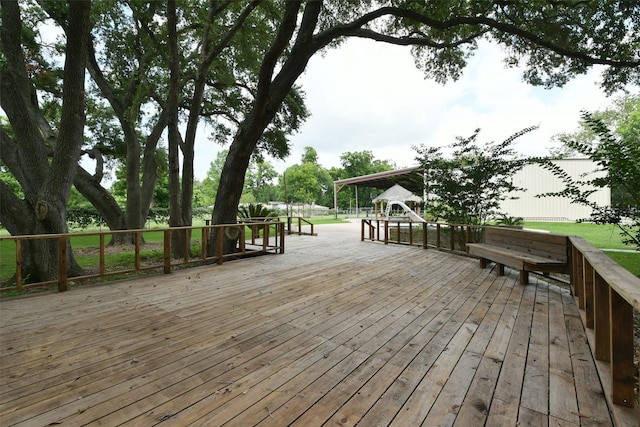 6709 Jay Rd, Hitchcock, TX 77563 - view of deck