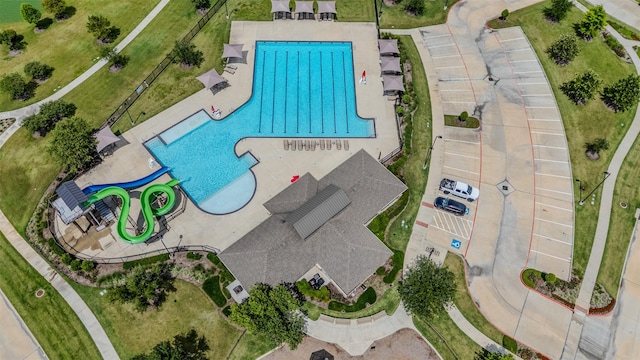 6914 Arcadia Meadow Ct, Richmond, TX 77407 - bird's eye view of a pool area