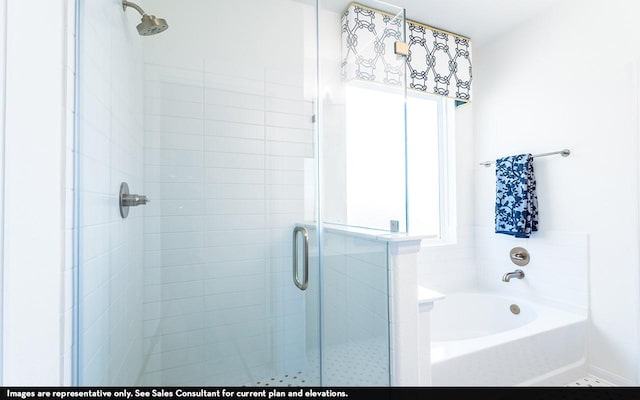 3911 Redbud Ct, Santa Fe, TX 77510 - full bath featuring a stall shower and a bath