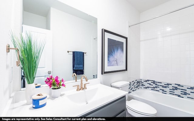 3911 Redbud Ct, Santa Fe, TX 77510 - full bathroom featuring vanity and shower / tub combination