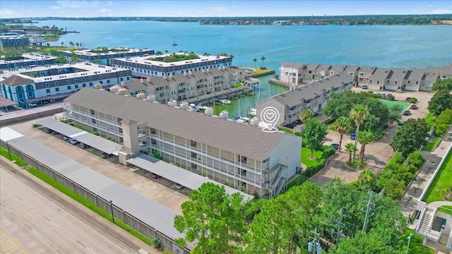 4747 Nasa Pkwy Unit 110, Seabrook, TX 77586 - aerial view of a large body of water and apartment complex / building