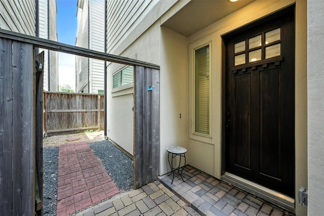 4106 Schuler St, Houston, TX 77007 - entrance to property featuring stucco siding