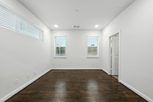 4106 Schuler St, Houston, TX 77007 - empty room with wood finished floors and recessed lighting