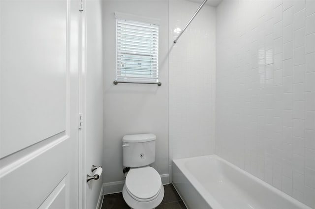 4106 Schuler St, Houston, TX 77007 - bathroom featuring  shower combination and tile patterned flooring