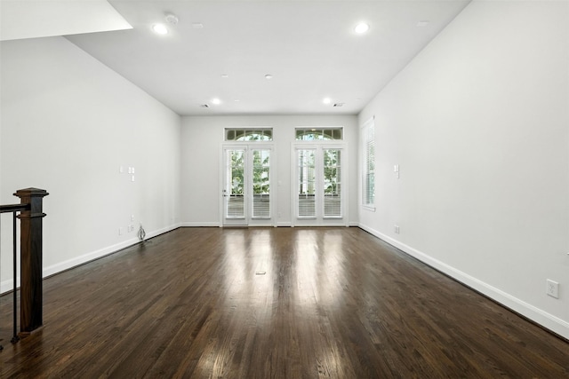 4106 Schuler St, Houston, TX 77007 - unfurnished room featuring wood finished floors and recessed lighting