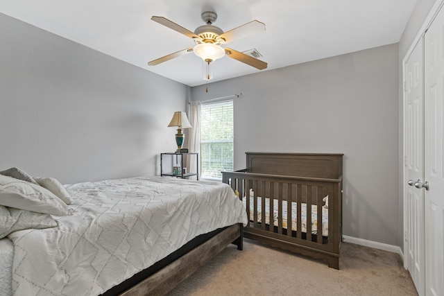 29406 Legends Stone Dr, Spring, TX 77386 - bedroom with a closet, carpet, and ceiling fan