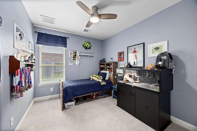 14107 Park Antique Ln, Cypress, TX 77429 - carpeted bedroom featuring baseboards and ceiling fan