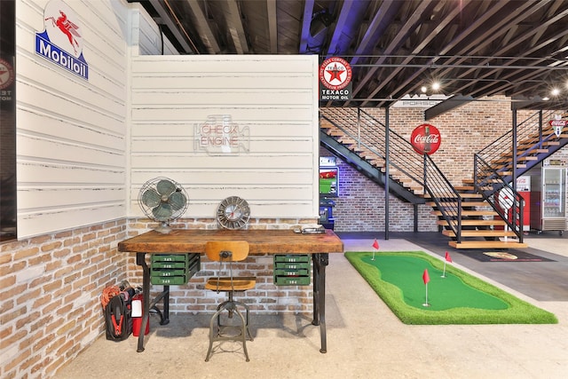1435 Fm 1463rd Rd Unit C14, Katy, TX 77494 - view of patio / terrace featuring an area to practice putting and stairs