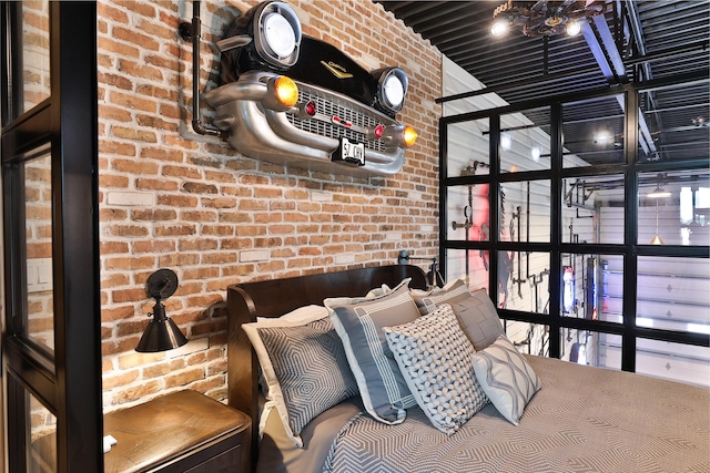 1435 Fm 1463rd Rd Unit C14, Katy, TX 77494 - bedroom with brick wall