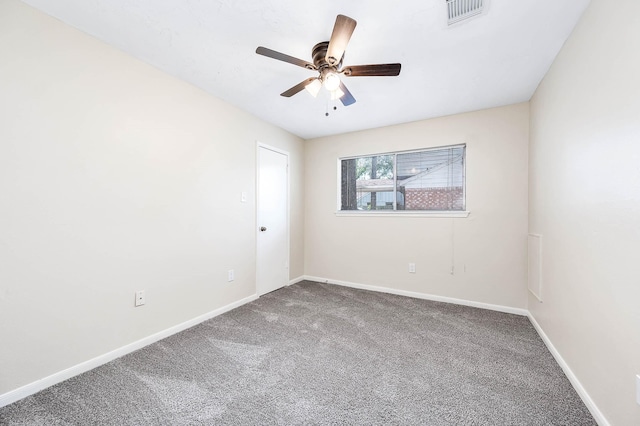 510 Shenandoah Dr, Shenandoah, TX 77381 - carpeted spare room with a ceiling fan and baseboards