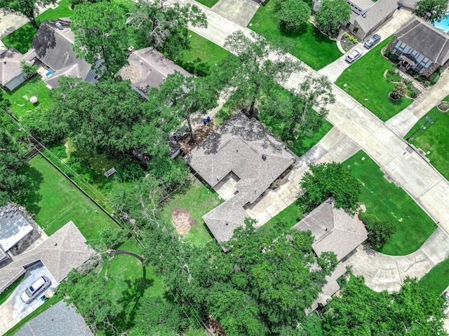 510 Shenandoah Dr, Shenandoah, TX 77381 - aerial view of property and surrounding area featuring nearby suburban area