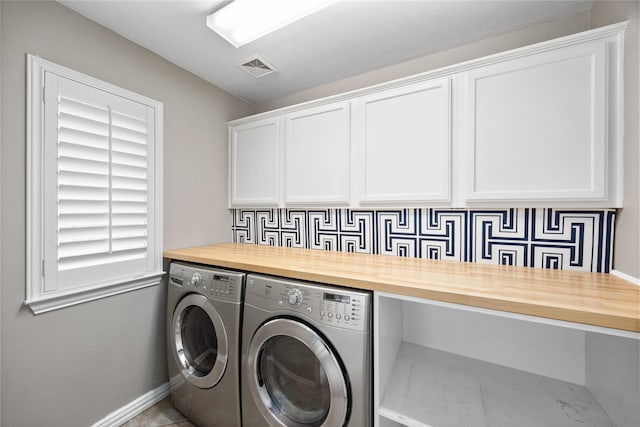 13718 Sherburn Manor Dr, Cypress, TX 77429 - washroom featuring independent washer and dryer and cabinet space