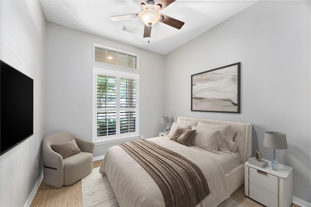 13718 Sherburn Manor Dr, Cypress, TX 77429 - bedroom featuring baseboards and a ceiling fan