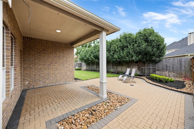13718 Sherburn Manor Dr, Cypress, TX 77429 - fenced backyard with a patio