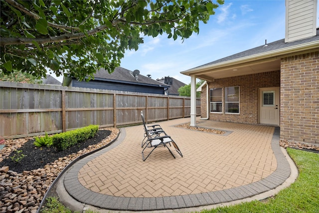 13718 Sherburn Manor Dr, Cypress, TX 77429 - fenced backyard featuring a patio area
