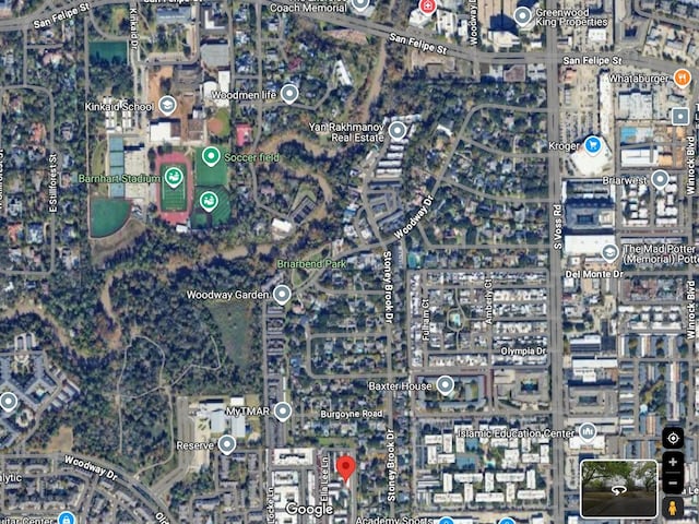 7900 Westheimer Rd Unit 112, Houston, TX 77063 - aerial view of property's location