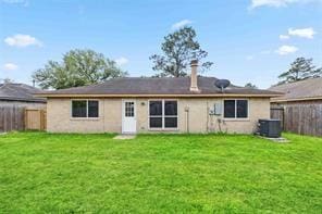 19314 Cypress Arbor Ct, Katy, TX 77449 - rear view of property with a fenced backyard
