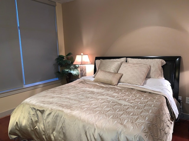 1901 Post Oak Unit 302, Houston, TX 77056 - bedroom with wood finished floors
