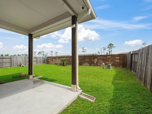 12519 Crathie Dr, Humble, TX 77346 - fenced backyard with a patio area
