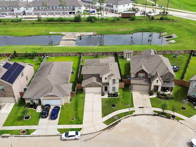 12519 Crathie Dr, Humble, TX 77346 - aerial perspective of suburban area with a nearby body of water