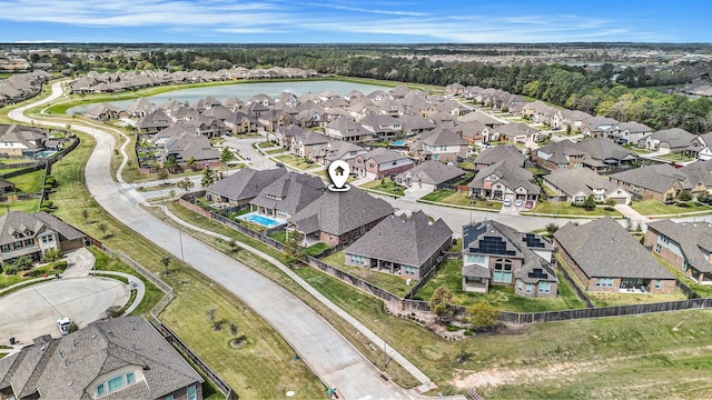 13603 Sandford Meadow Ln, Cypress, TX 77429 - aerial overview of property's location with nearby suburban area and a large body of water