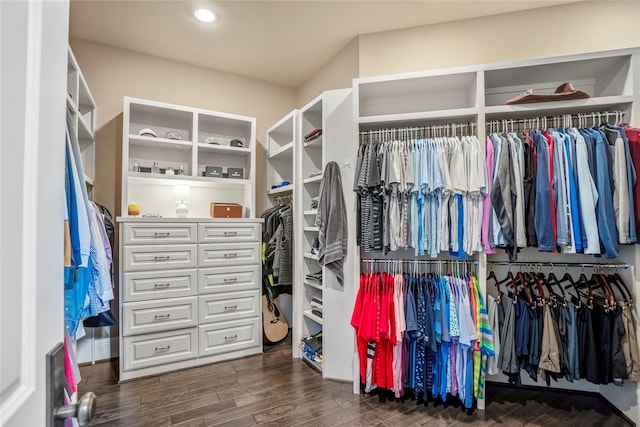 27 S Glenwild Cir, The Woodlands, TX 77389 - walk in closet with wood finished floors