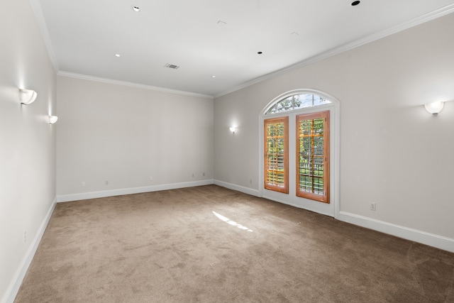 1013 Mulberry Ln, Bellaire, TX 77401 - empty room with carpet and crown molding