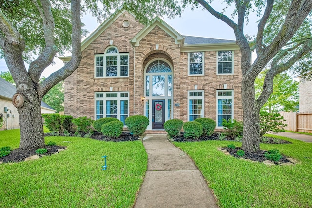 1814 Ferndale Lake Ct, Richmond, TX 77406 - view of front of home with brick siding