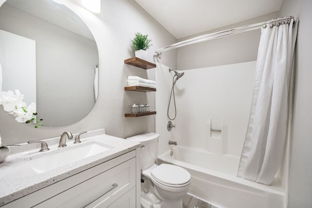 22002 Silver Lode Dr, Katy, TX 77450 - bathroom featuring shower / bath combination with curtain and vanity