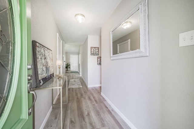 22002 Silver Lode Dr, Katy, TX 77450 - corridor with wood finished floors and baseboards