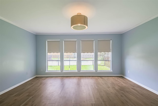 1711 Earl Of Dunmore St, Katy, TX 77449 - unfurnished room with crown molding and wood finished floors