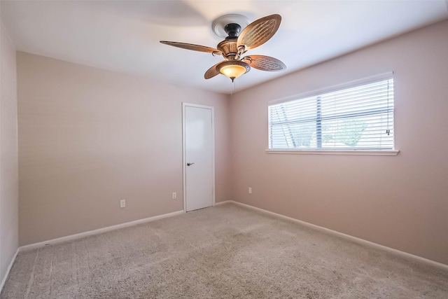 1711 Earl Of Dunmore St, Katy, TX 77449 - spare room with light colored carpet and ceiling fan