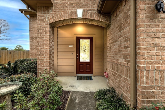 11443 Northam Dr, Tomball, TX 77375 - view of exterior entry featuring brick siding
