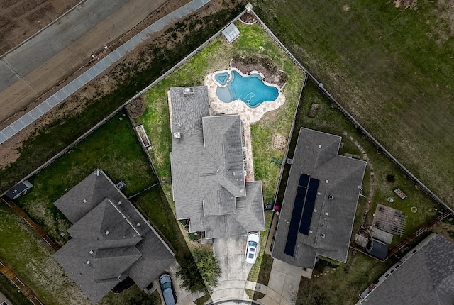 11443 Northam Dr, Tomball, TX 77375 - bird's eye view of a pool