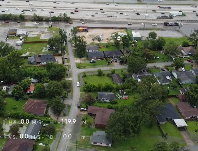 3607 Penn St, Houston, TX 77093 - aerial view of property and surrounding area featuring nearby suburban area