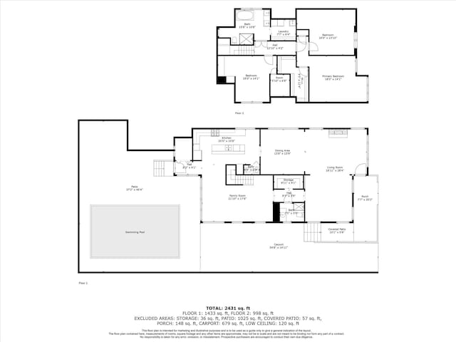 3404 Audubon Pl, Houston, TX 77006 - view of room layout