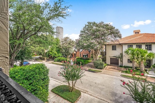 2217 Dunraven Ln, Houston, TX 77019 - view of property's community featuring driveway and a garage